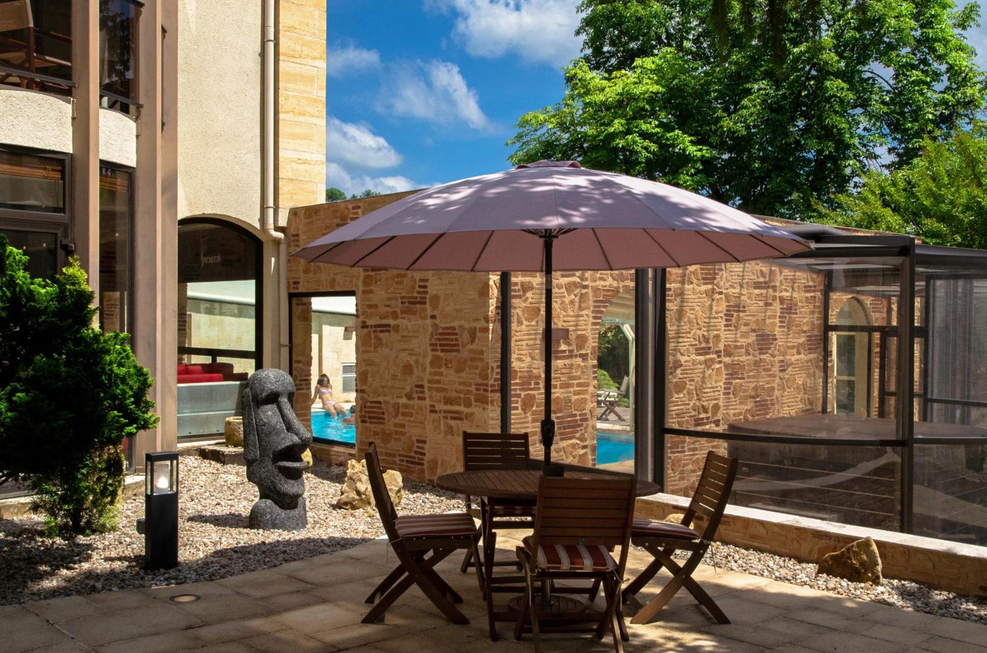 Au Grand Hotel De Sarlat - Pavillon De Selves 외부 사진